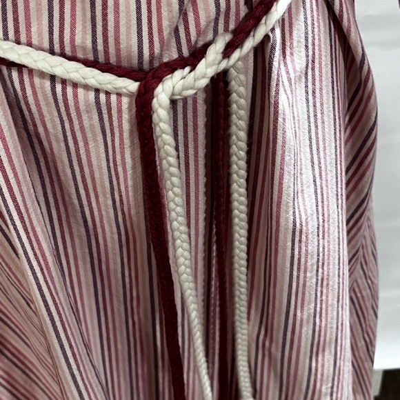 The GREAT Women’s Derby Cotton Oversize Midi Dress In Sunset Stripe 2 Med New - Picture 10 of 15